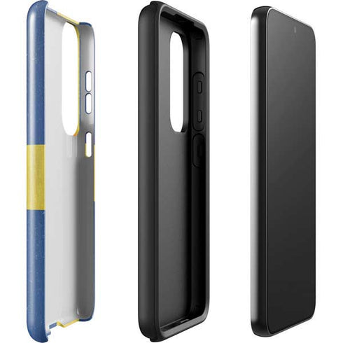 Sweden Flag Distressed Galaxy S23 Plus Pro Case